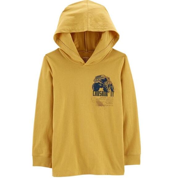 Carter’s Boys  7/7AHooded
Graphic Tee  Hooded Tee Shirt T-shirt - Picture 1 of 11